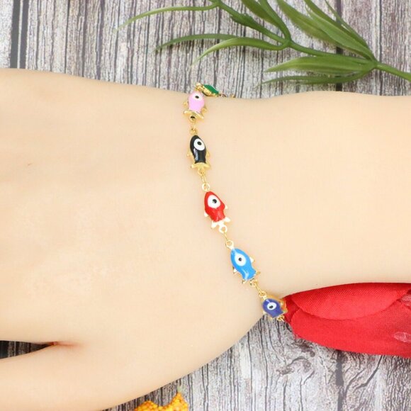 "Trendy Handmade Bracelet – A Stylish Gift for Women & Girls, MAR091692 - Picture 5 of 10